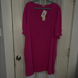 JODIFL Vibrant Pink Dress